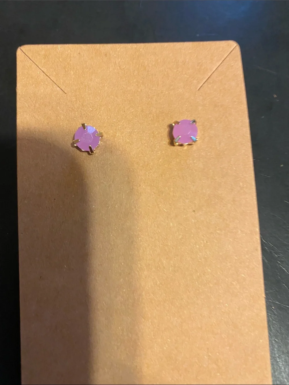 Fashion Jewelry Purpleand Clear Stud Earring Set